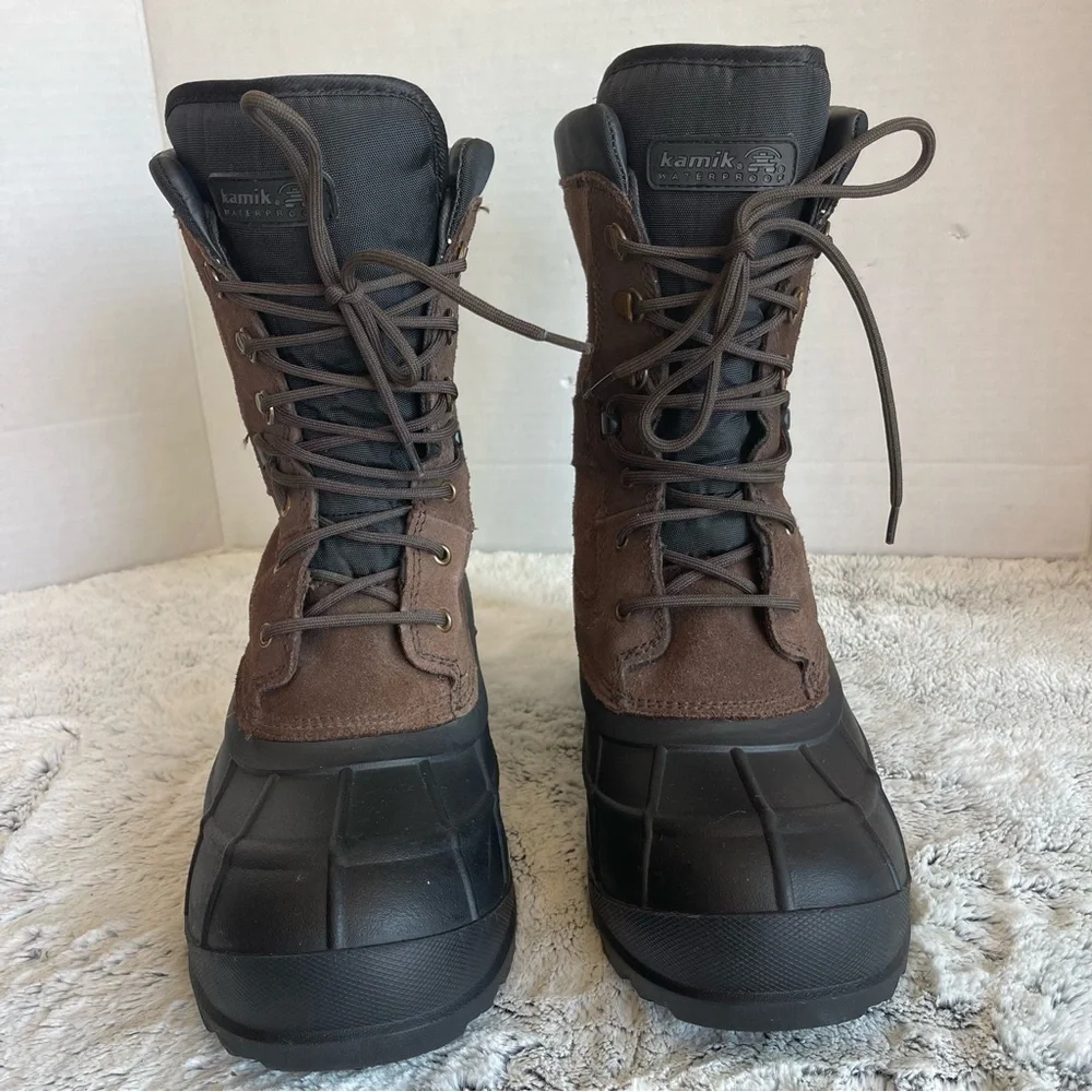 Kamik Nation Wide Insulated Waterproof Pac Boots for Men US Size 14
